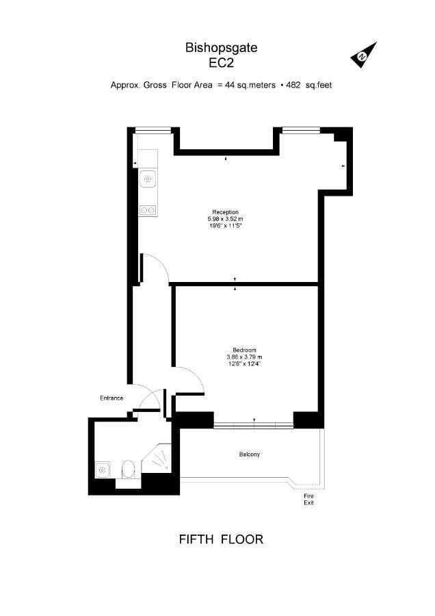 Apartment 5, 48 Bishopsgate By City Living Londres Extérieur photo
